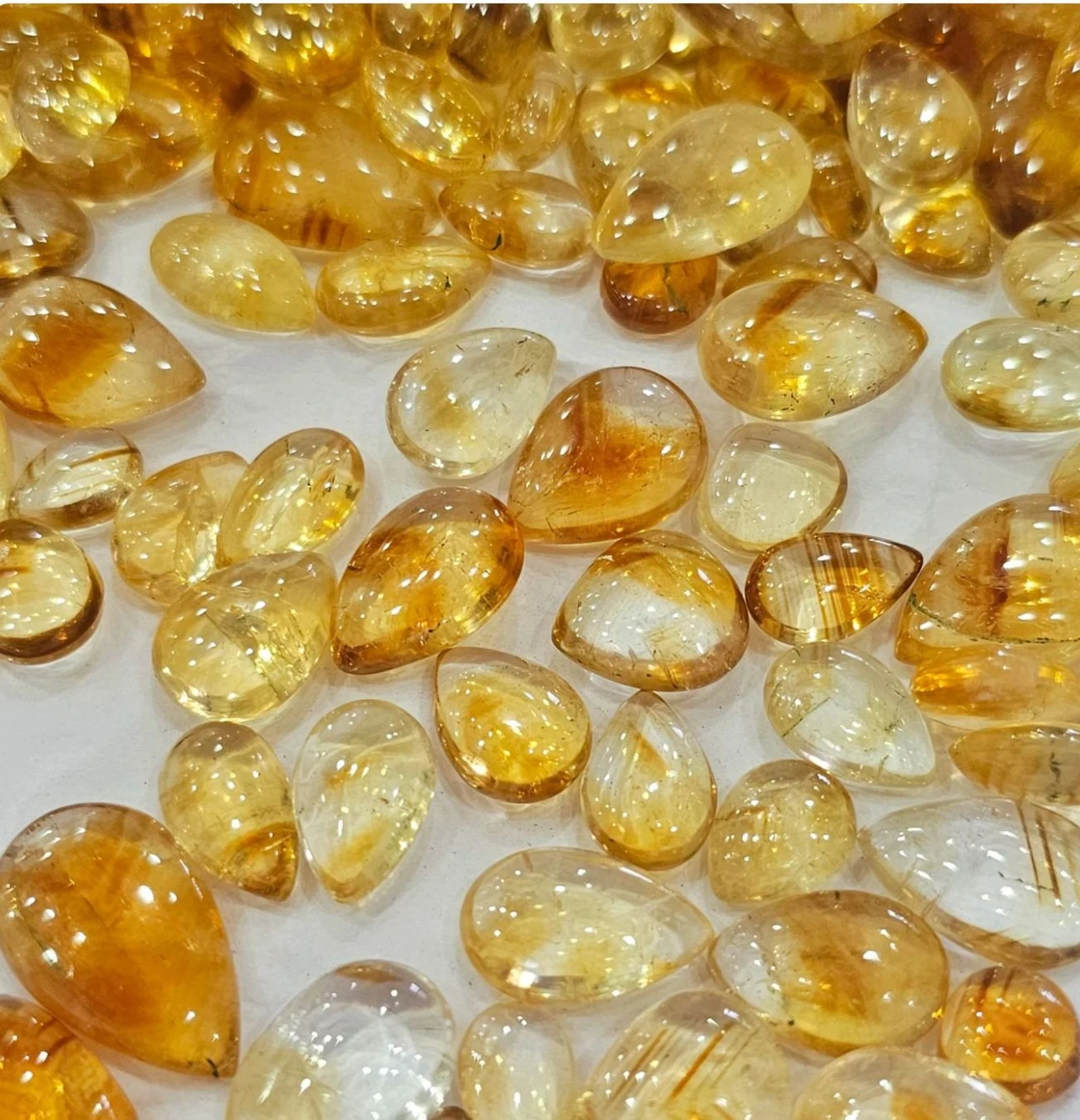 Goutte en Citrine trapiche